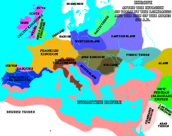 [The Western Mediteranean in 600 AD]